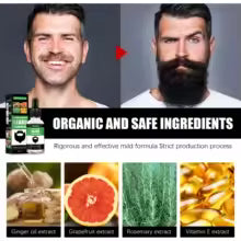 Beard Growth Oil 30ml – Estimula y Fortalece tu Barba