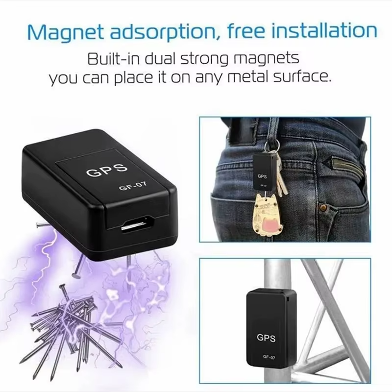 Mini GPS Rastreador con Escucha en Vivo y Alarma de Movimiento