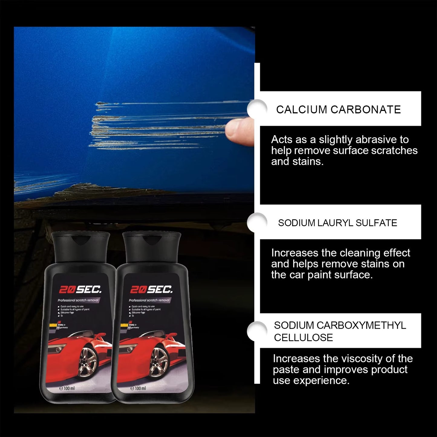 Pasta Reparadora para Autos – ¡Elimina Rayones!