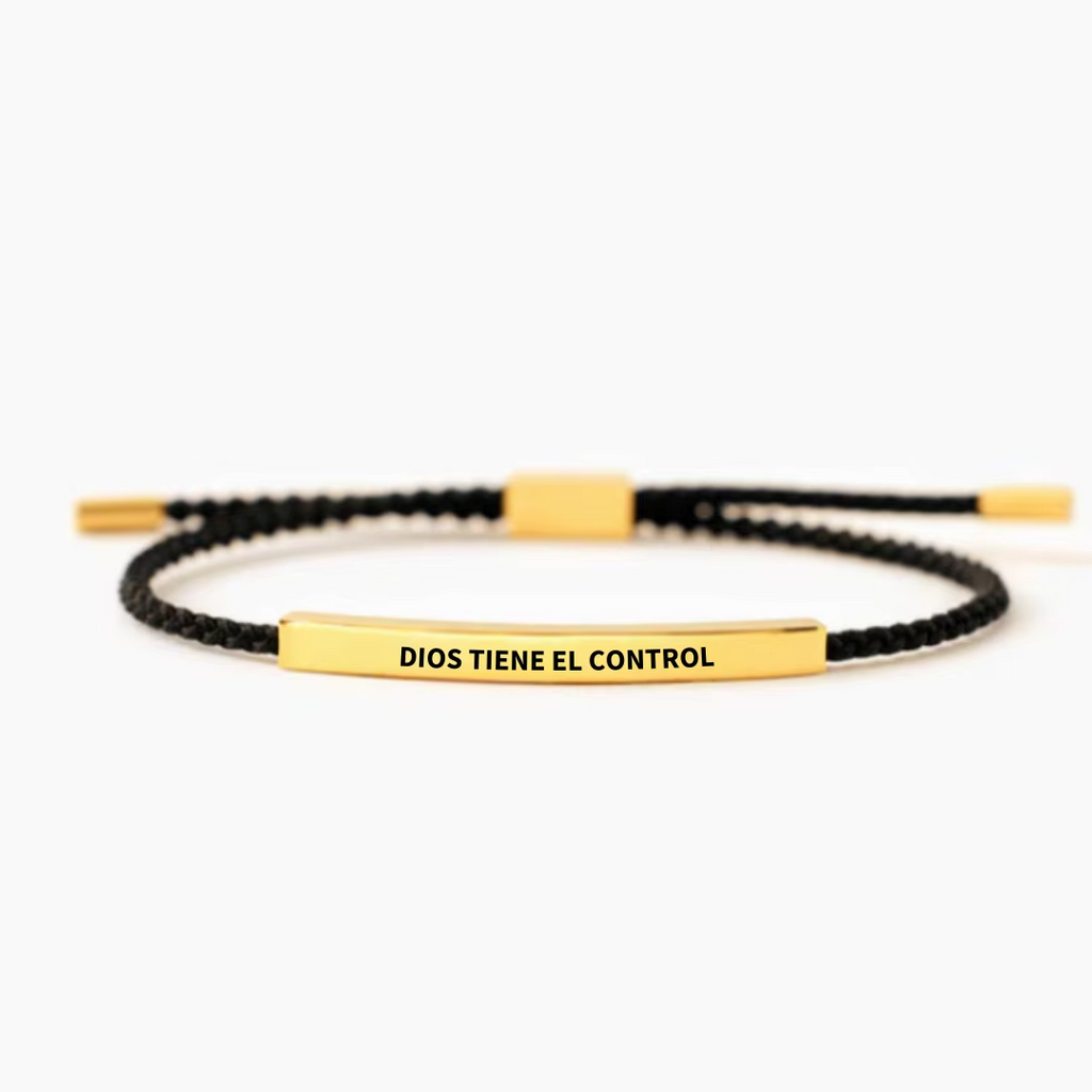 Pulsera “Dios Tiene El Control” – Protección y Fe en Todo Momento